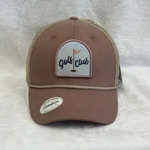 Tommy Bahama Men's Trucker Golf Hat Adjustable NWT SnapBack OSFA Rose Khaki